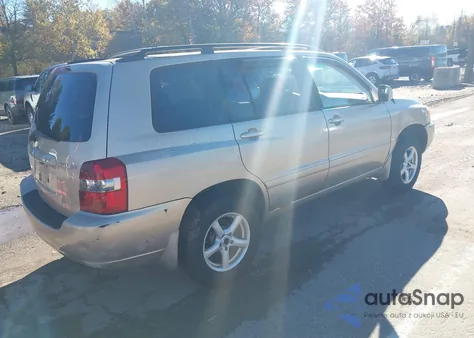 2004 Toyota Highlander from USA, damaged, VIN JTEHD21AX40029520